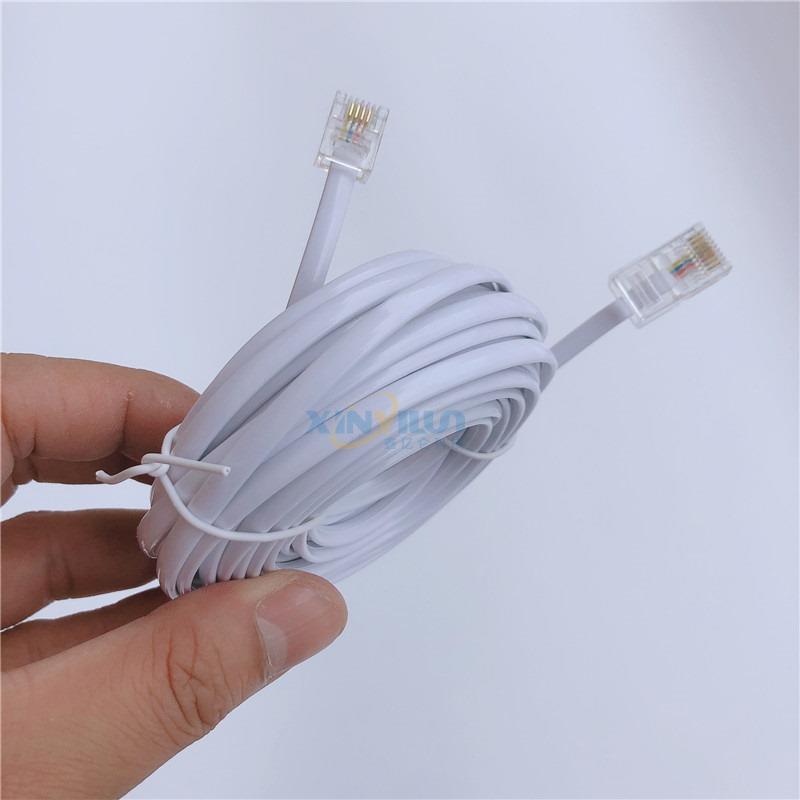 RJ45转RJ11 电话线 8P4C+6P4C 网络转电话 网络转美式 3米约10尺