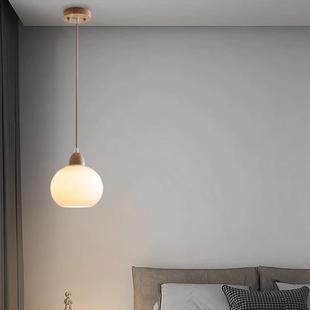 奶油风床头小吊灯202898木间新款 原柿子房餐厅客厅吸顶灯5具现代