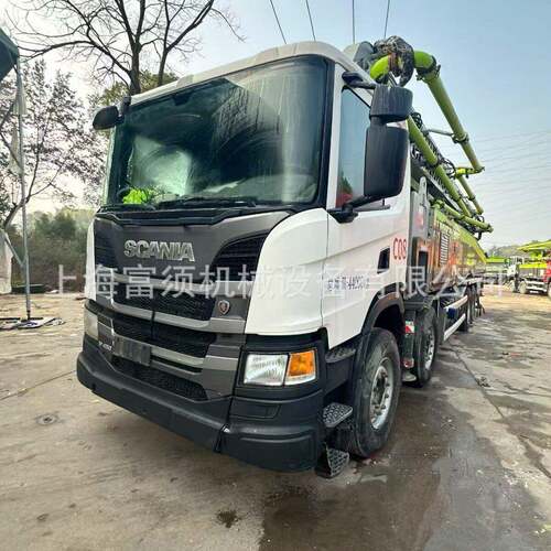 出口2021年59米泵车 斯堪尼亚中联59米6节混凝土搅拌车 输送泵车