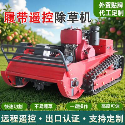 CE认证智能遥控割草机OEM 果园农场除草机碎草机轮式草坪修理机