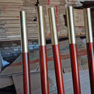 齐眉棍.2武术1紫檀木米紫光两头檀木棍子 铜金箍棒棍棍子健身