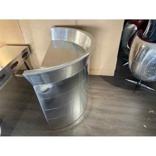 中古风家具LOFT工业风边几金属铝皮复古怀旧吧台