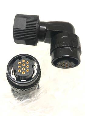 发那科伺服电机插头 A06B-6114-5-K213 JN1FS10SL10 芯编码器接头