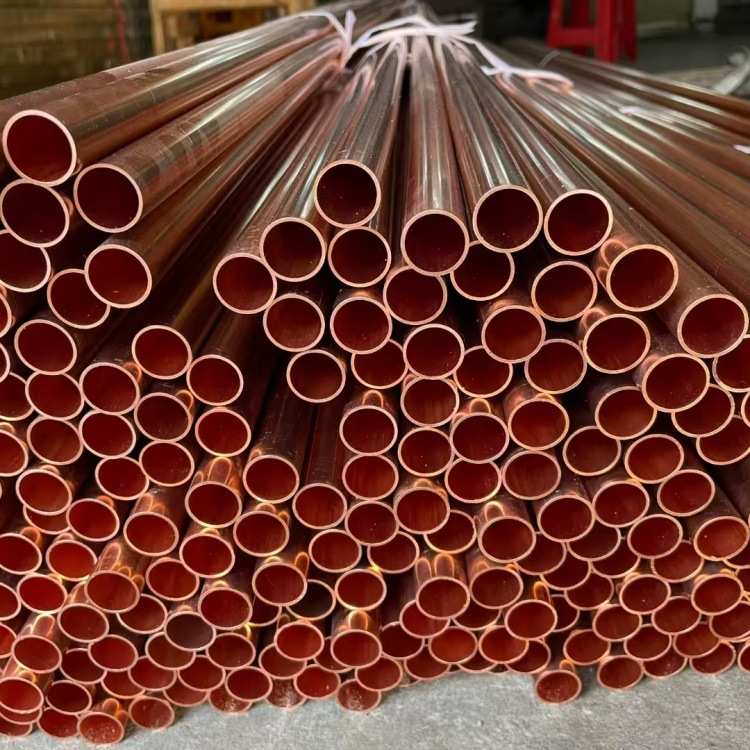 紫铜t2管r410a适用 管紫铜厂家空调现货供应精密仪器紫铜直管铜管
