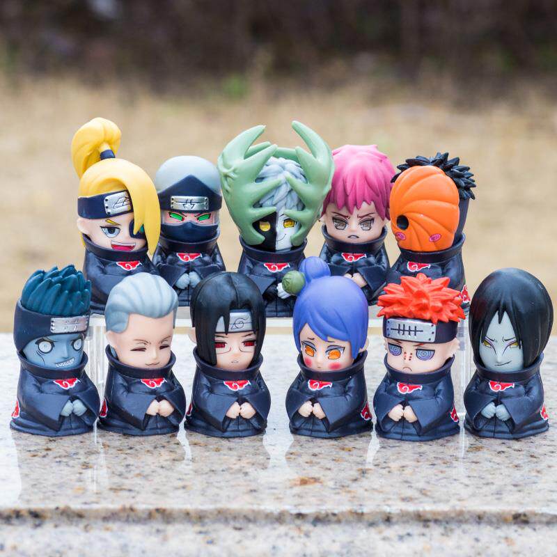 火影忍者晓组织车载摆件 Q版大蛇丸佩恩手办动漫周边全套生日礼物
