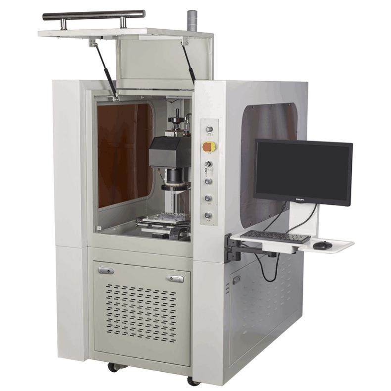 东广厂家定制桌面RF射频NYX线p激光锡机 下降式cb线路焊板激光焊