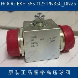 霍格球阀高压球阀HOOG BALL VALVES BKH 38S 1125 DN25