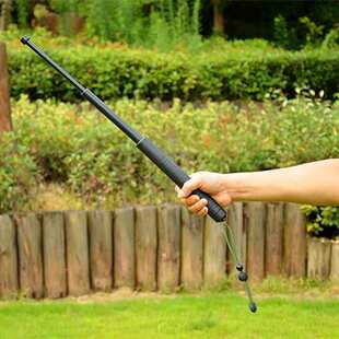 甩棍加长塑胶PC甩鞭防身武器伸缩式 棍防身用品自卫车载防身武器