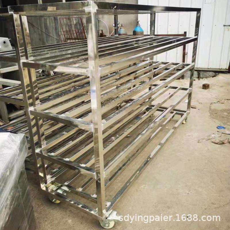 不锈钢烤盘架子车冷库冷冻盘配套推车馒头红薯米饭蒸车烘焙周转车