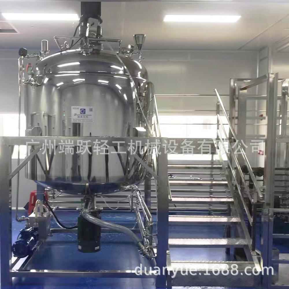 不钢真空 乳化锅膏霜高剪切锈乳化均质机DY-ED500发水电加热洗均