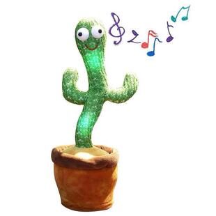 Lovely Dancing Cactus Doll Talking Toy Electron Plush Toy Sp