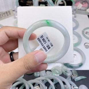 缅甸A货翡翠手镯放漏