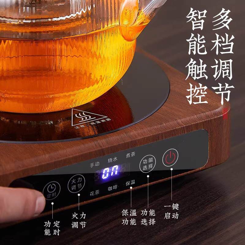 戈米源头厂家直供电陶炉小茶炉大功率新品玻璃壶铁壶烧水器茶具