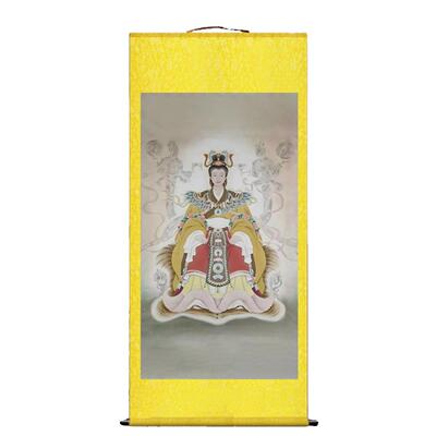 人文始祖母华胥氏画像挂画伏羲女娲母亲客厅背景墙农村堂屋装饰画