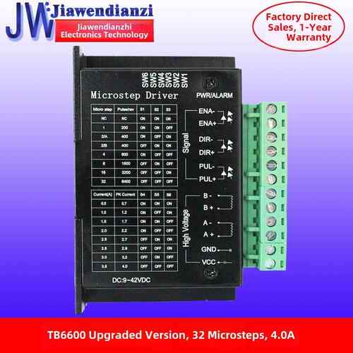 42/57步进电机驱动器Tb6600升级版32拆分4.0A 42V（脉冲3-24V）