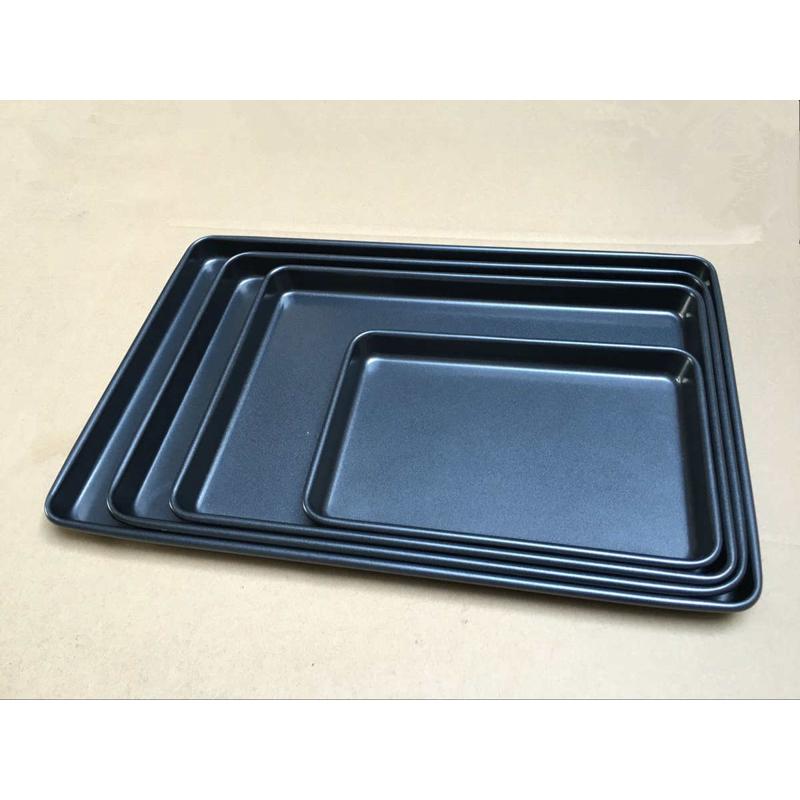 不沾烤盘烤箱家用不粘长方盘烘焙饼干曲奇面包工具烘培蛋糕模具
