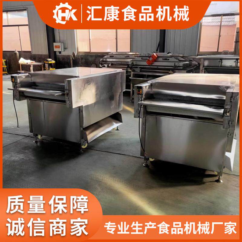 桔梗快速破皮机 地骨毛刷除皮机 丹根连续扒皮机产量高包邮