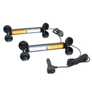 10.7英寸40LED一拖二汽车紧急仪表频闪灯安全警告挡风玻 折扣价