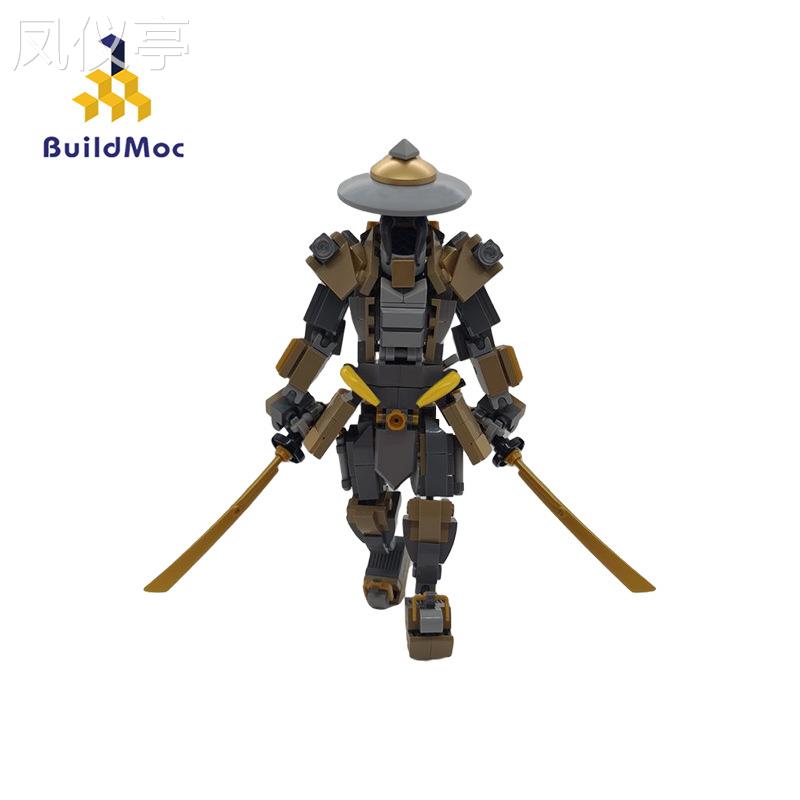 BuildMoc男生桌面摆件礼物机甲MOC-100457积木套装兼容