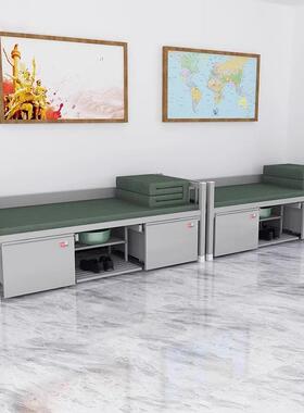 式营具双层床内HY-ZSYJ-柜高低制上下铺铁架艺床带锁储物柜学习桌