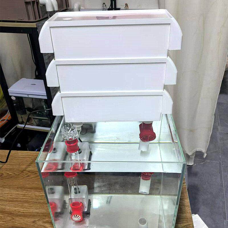 新型下沉式老树上滤箱鱼缸长上滤箱上滤箱滴滤箱静音