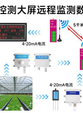 模拟块量无422线传输模发对收传4-2mA电流采集信号同步远程监0测