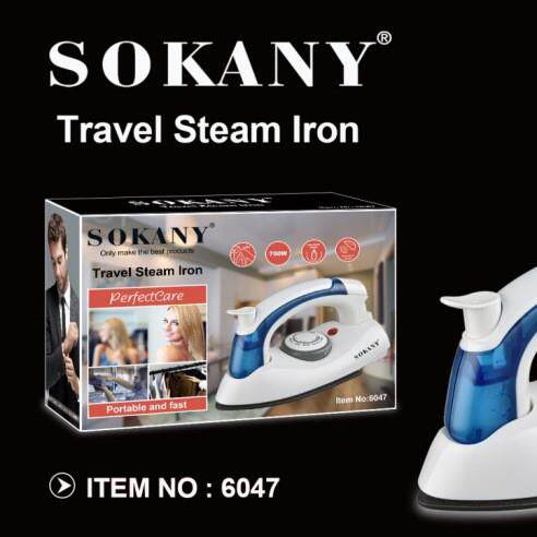 出口Sokany6047电熨斗家用蒸汽熨斗多功能陶瓷底板熨烫机
