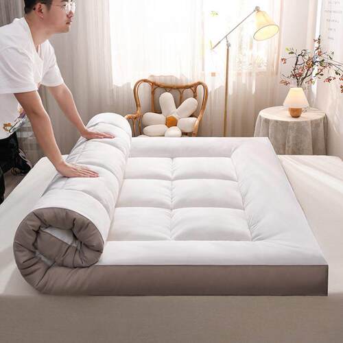 10cm thick soft bed mattress folding mattress topper pad床垫
