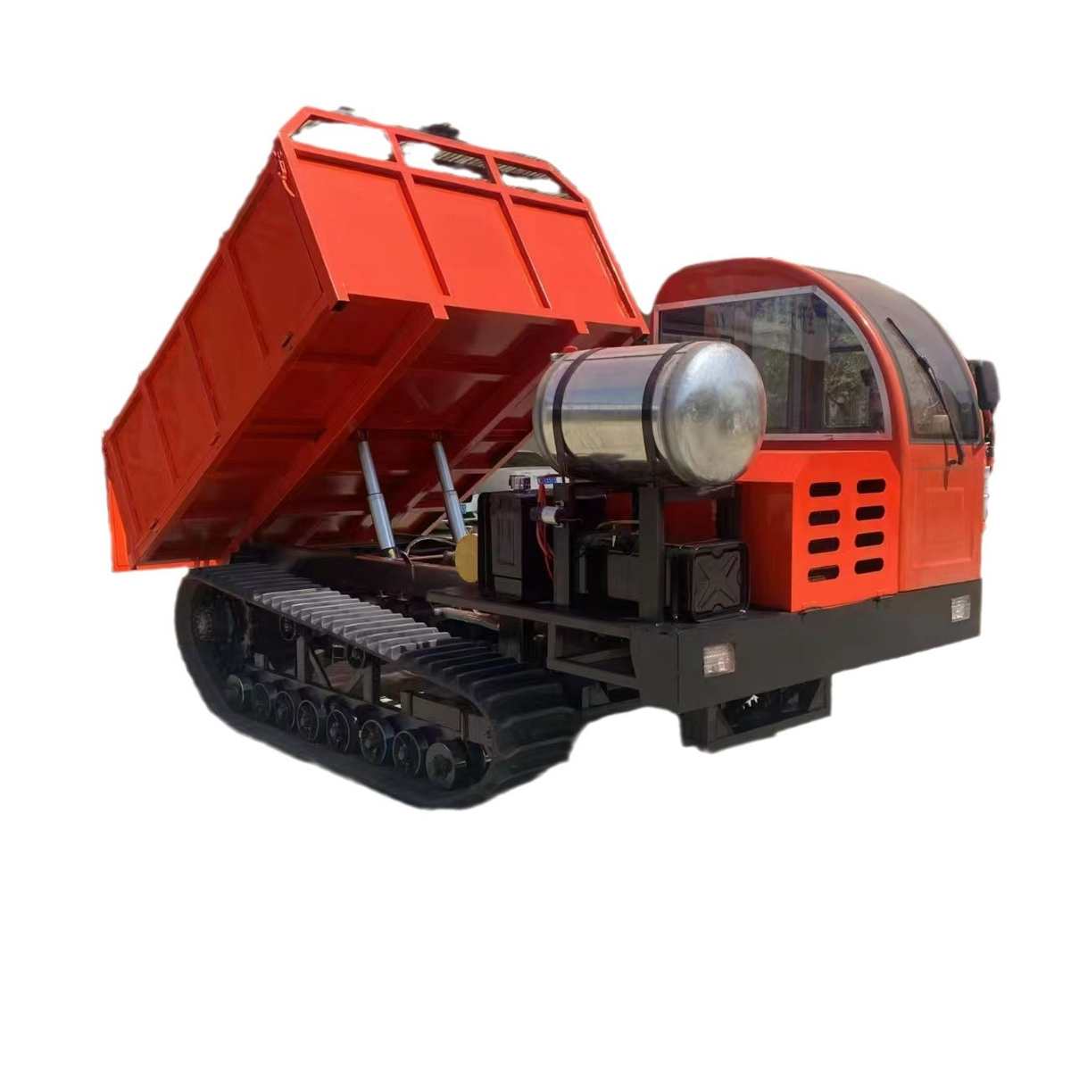 履带式运输车爬山虎四驱农用车柴油山地全地形小型翻斗自卸车