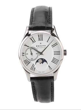 捡漏[9.8新]真力时菁英系列精钢自动机械女表03.2310.692/02.C706