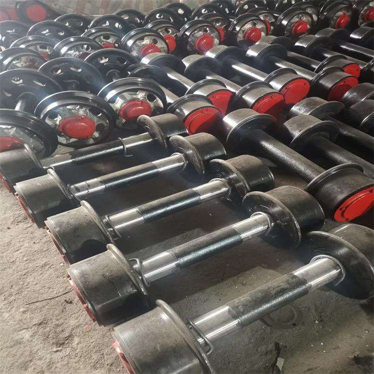 供应300煤矿矿车轮 600轨距矿车轮对 280型实心矿车轨道轮