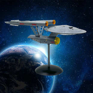星际工艺品爆迷航宇宙飞船金属灯款enterprise摆件摆件金属带