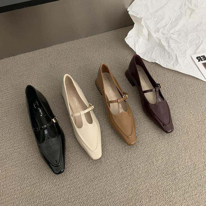 安迪梦境~ITSK单鞋粗跟晚晚风温柔玛丽珍鞋子女法式配裙子女鞋