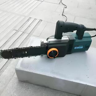 220V电动轻质砖单手锯泡沫砖切割机加气块链条锯300型240mm宽