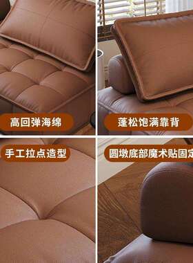 懒人沙发巨大榻榻米可睡可躺卧室房间单人小沙发组合豆腐块沙发椅