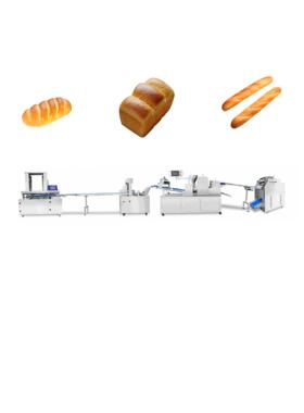 夹心面包设备毛毛虫法棍成型机土司烘培食品厂生产面包机器模具