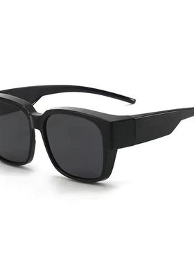 近视套镜太阳镜男士骑行超轻可套女偏光卡在上的开车专用