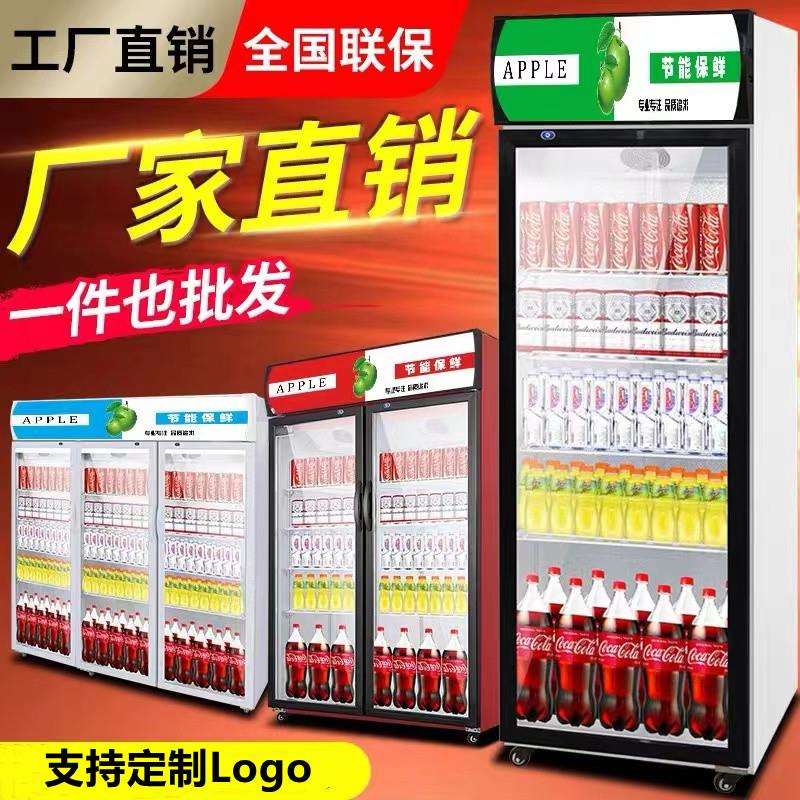 啤酒冷藏柜饮料冷藏展示柜保鲜柜立式冷柜单双三门啤酒柜饮料柜