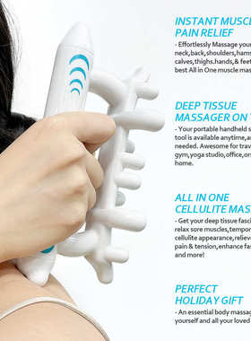 KOA Elite蓝色肌筋膜松解按摩工具按摩器腿部放松运动肩颈缓解