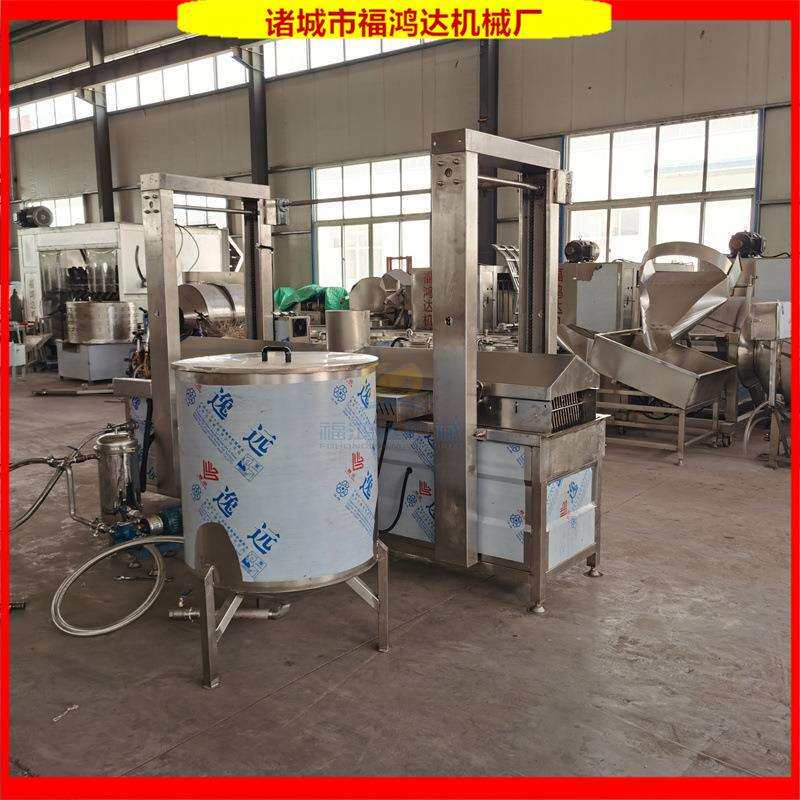 小油条电炸锅全自动油条翻面式油炸机带提升的油果子油炸机
