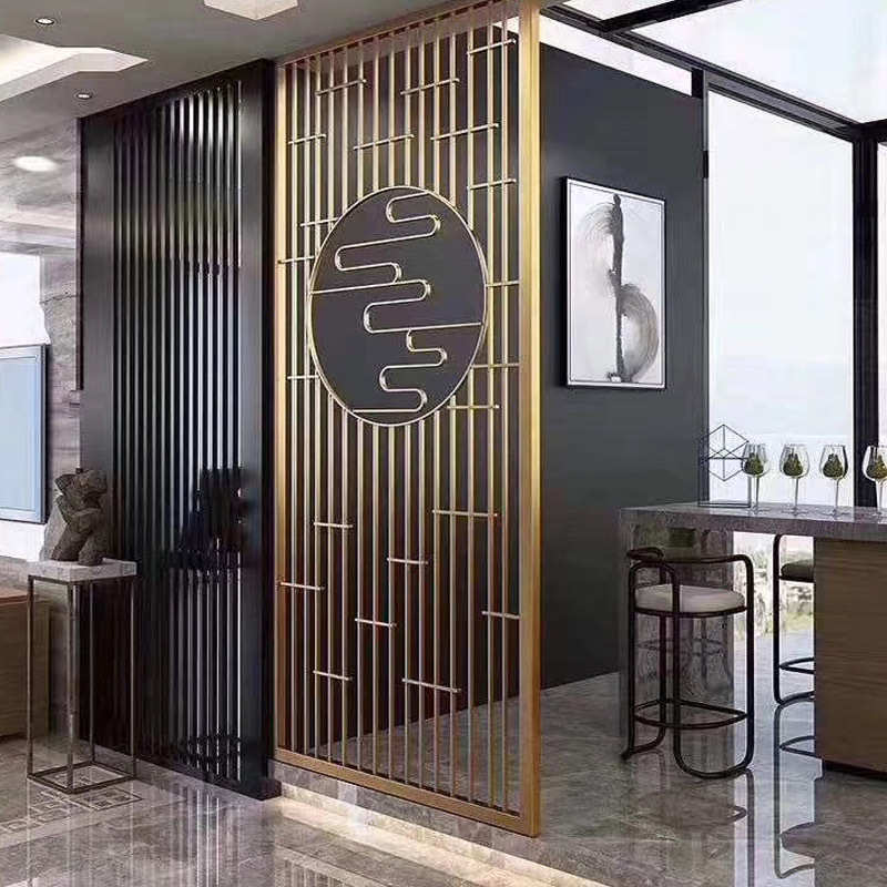 简约艺术屏风隔断镂空客厅屏风入户玄关云朵装饰镂空中式遮挡屏风