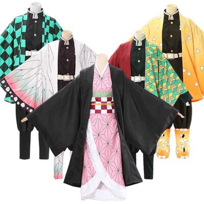 Demon Slayer Cosplay Tanjiro Nezuko Cosplay Kids Shinobu Cos