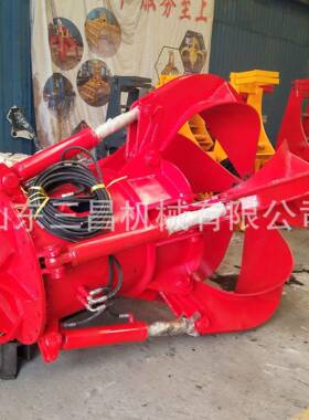 木柴运输莲花爪废旧钢材抓料5瓣式梅花爪采石场石材搬运莲花爪