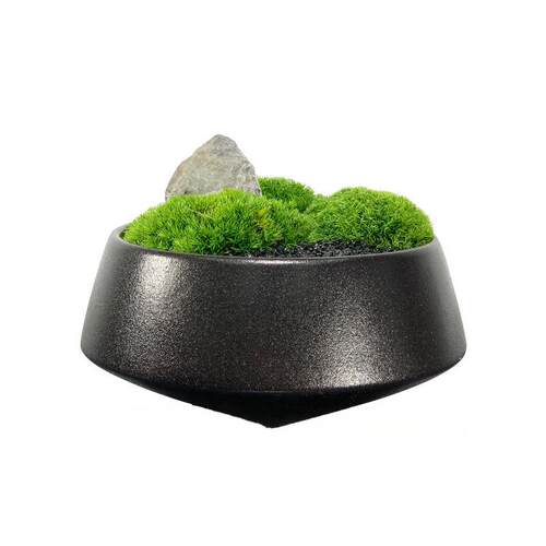 新中式花艺仿真绿植观样板房客厅售楼处永生植物青苔盆栽桌面摆件