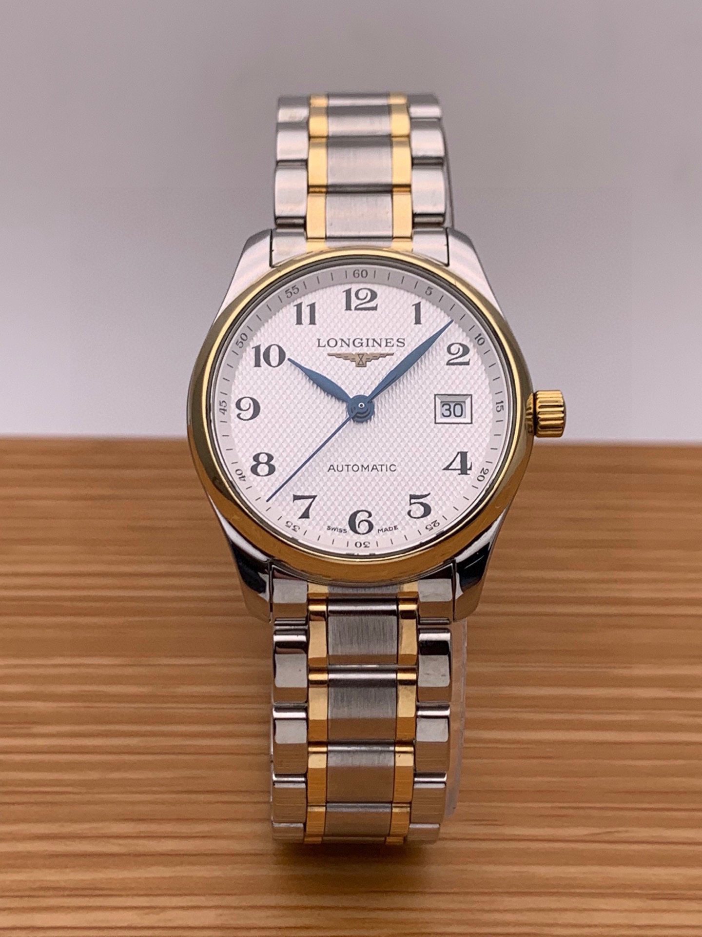 [9.8新]浪琴名匠大号手表女款自动机械女士腕表L2.257.5.78.7