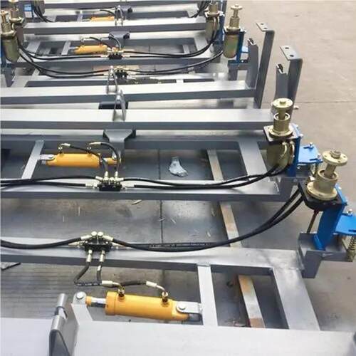 调皮带800 1000纠偏装置 输送带整体式压防装跑偏液纠偏器上下心