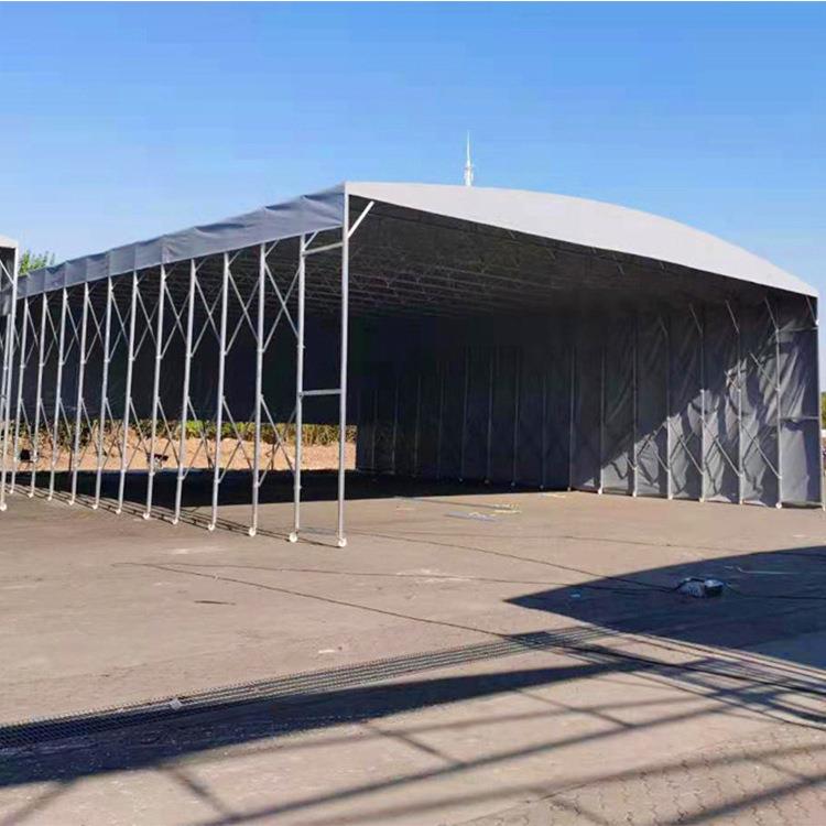 建桥养护移动伸缩蓬 预制梁场养护保温篷布 桥梁养护保温棚