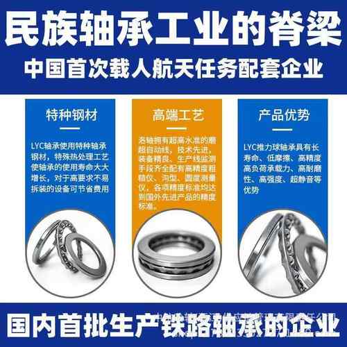 LYC 洛阳轴承集团 51224 51226 51228 51230 51232 51234 51236 M