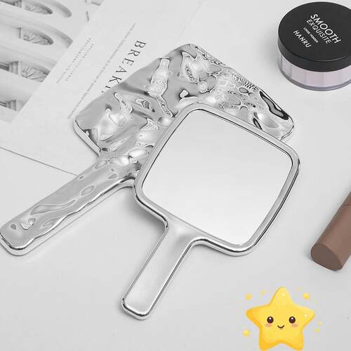 Trendy high-end handheld makeup mirror for home use, featuri