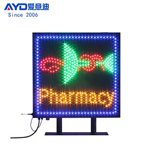 侧挂双面LED灯箱店铺门头招牌定做 铁艺户外防水灯箱广告牌挂墙式